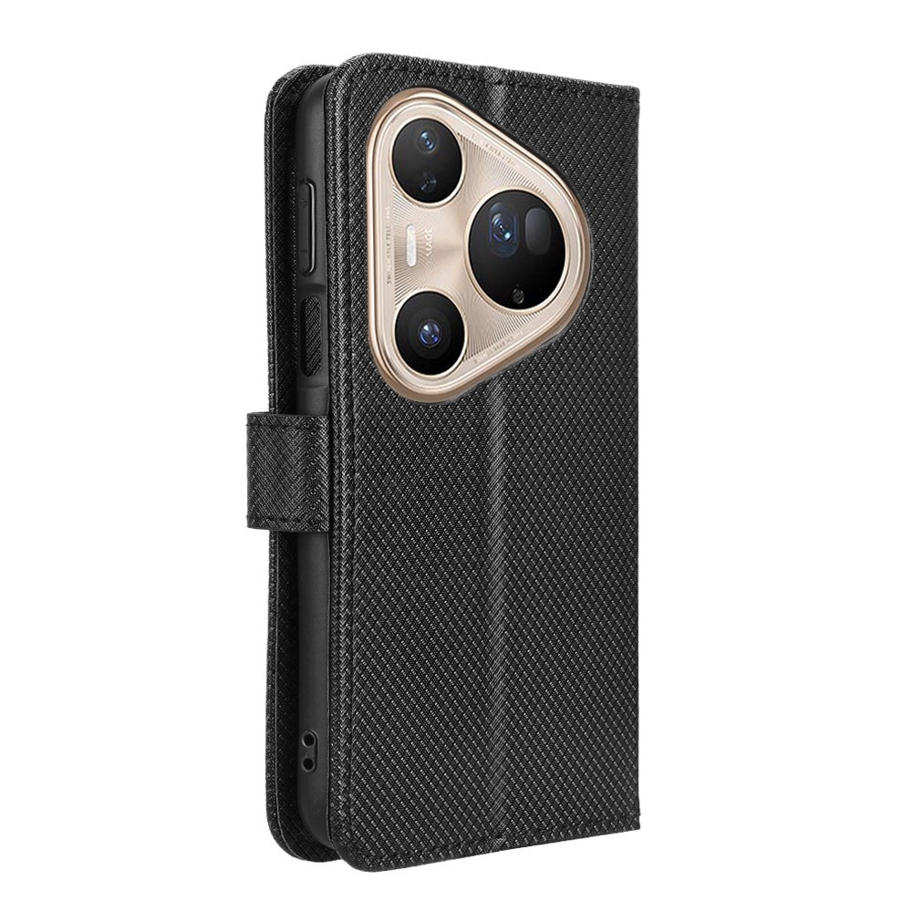 Diamond knížkové pouzdro na Huawei Pura 80 Pro - černé