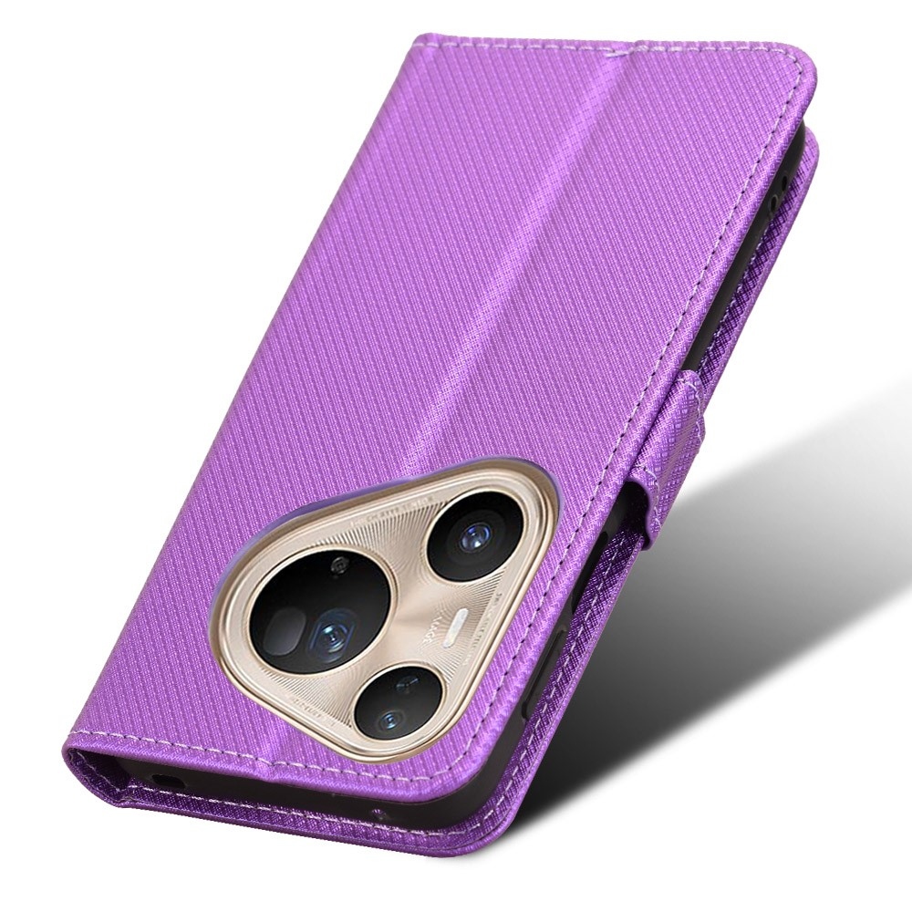 Diamond knížkové pouzdro na Huawei Pura 80 Pro - fialové