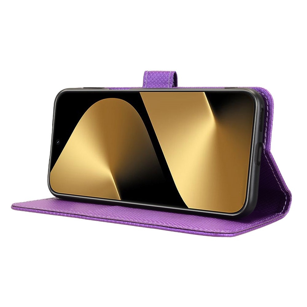 Diamond knížkové pouzdro na Huawei Pura 80 Pro - fialové