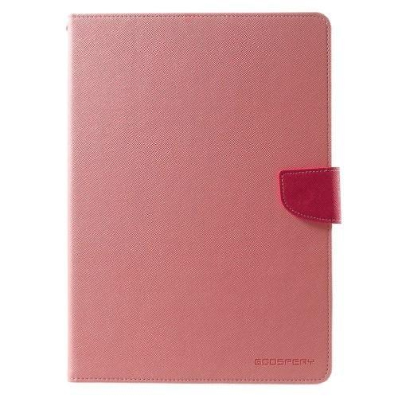 Diary PU kožené pouzdro na iPad Air 2 - růžové