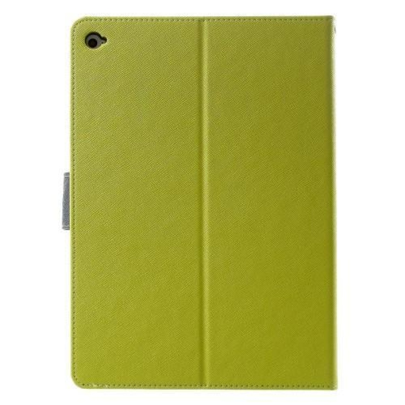 Diary PU kožené pouzdro na iPad Air 2 - zelené