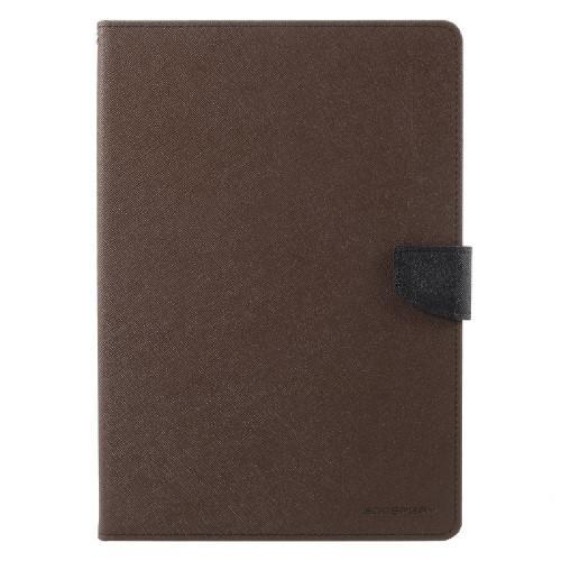 Diary PU kožené pouzdro na iPad Pro 10.5 - hnědé/černé