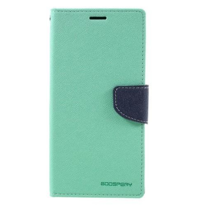 Diary PU kožené pouzdro na mobil Sony Xperia XA Ultra - azurové