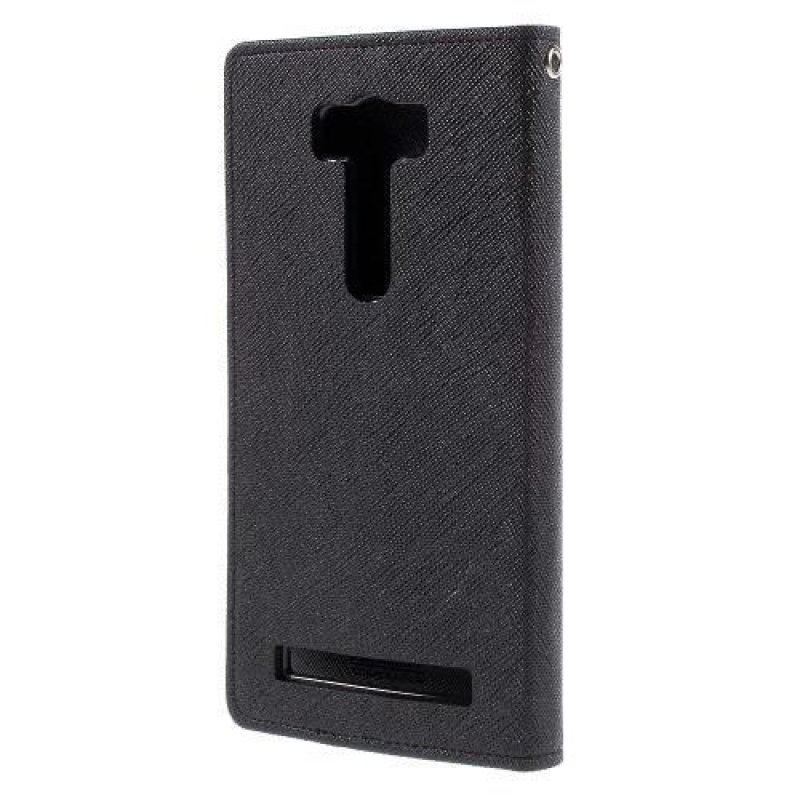 Diary stylové pouzdro na Asus Zenfone 2 Laser - černé