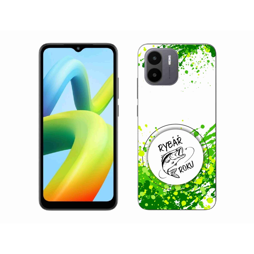 Gelový kryt mmCase na Xiaomi Redmi A1 - rybář roku bílé pozadí