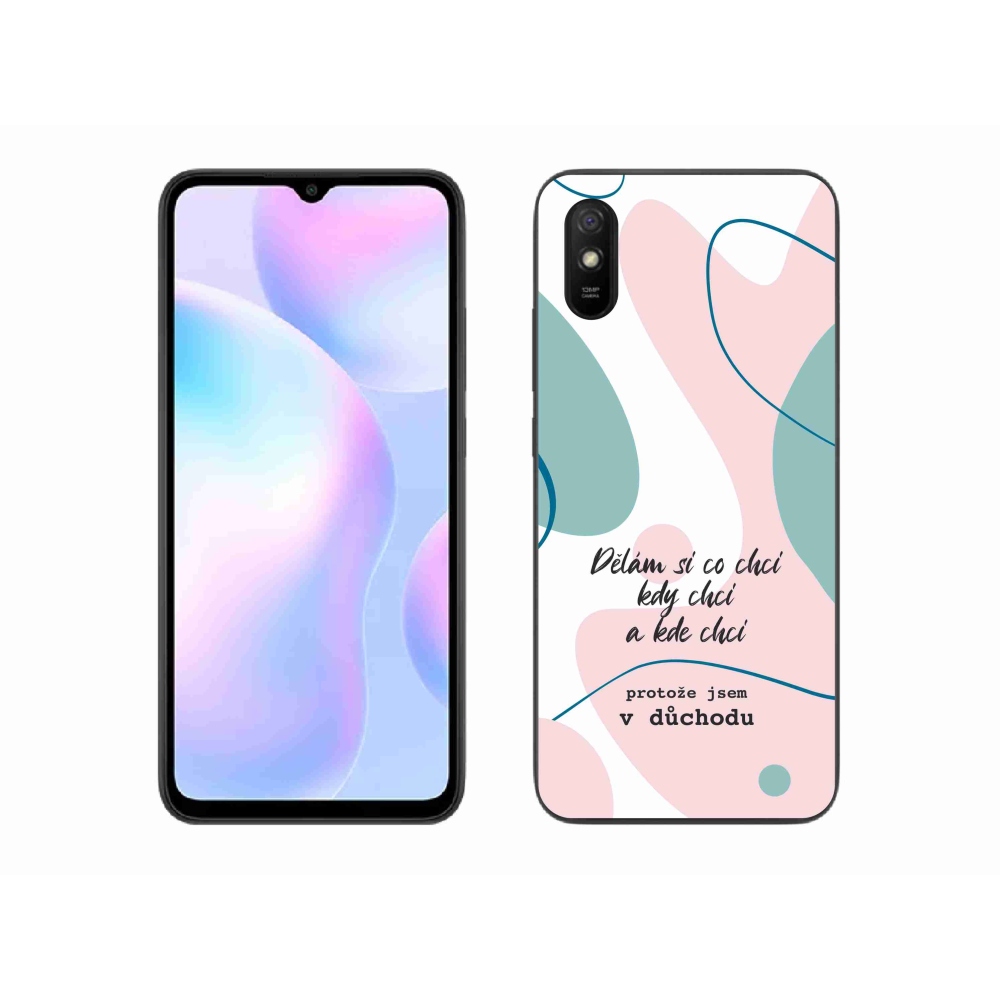 Gelový kryt mmCase na Xiaomi Redmi 9A - vtipný text 10 bílé pozadí