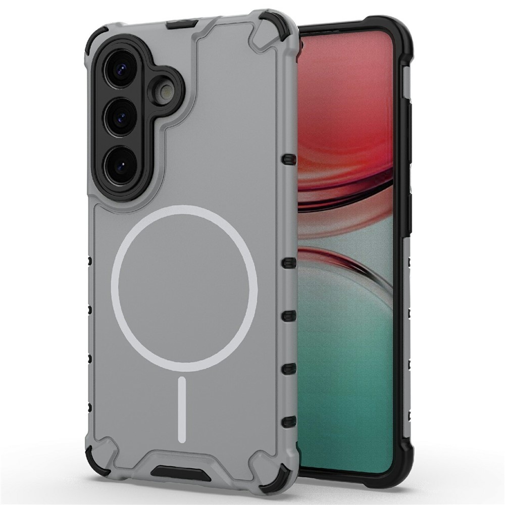 Dissi odolný kryt s podporou MagSafe na Samsung Galaxy S26/S26 Pro - světlešedý