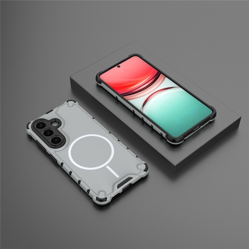 Dissi odolný kryt s podporou MagSafe na Samsung Galaxy S26/S26 Pro - světlešedý