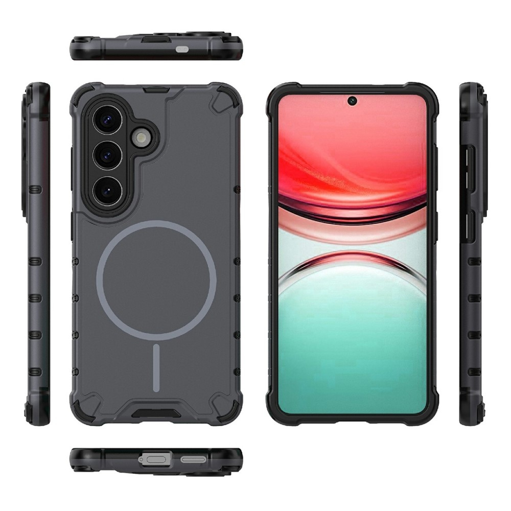 Dissi odolný kryt s podporou MagSafe na Samsung Galaxy S26/S26 Pro - tmavěšedý