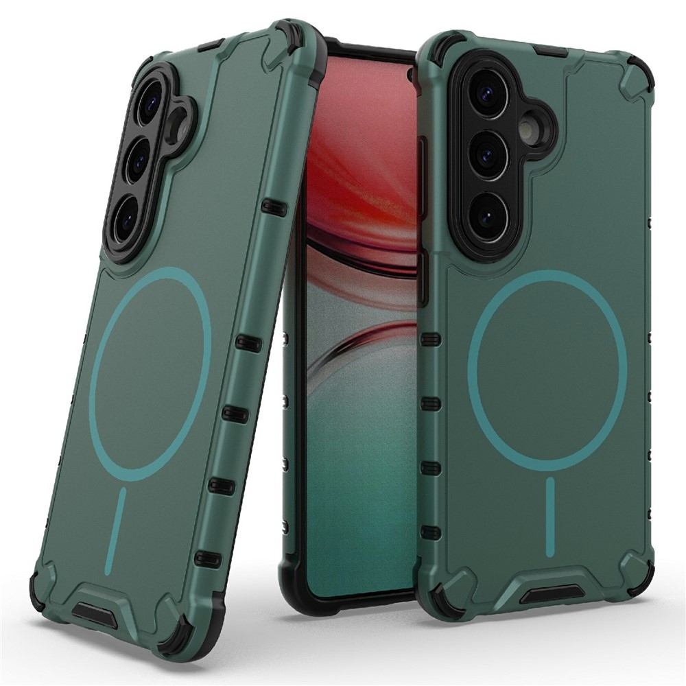 Dissi odolný kryt s podporou MagSafe na Samsung Galaxy S26/S26 Pro - zelený