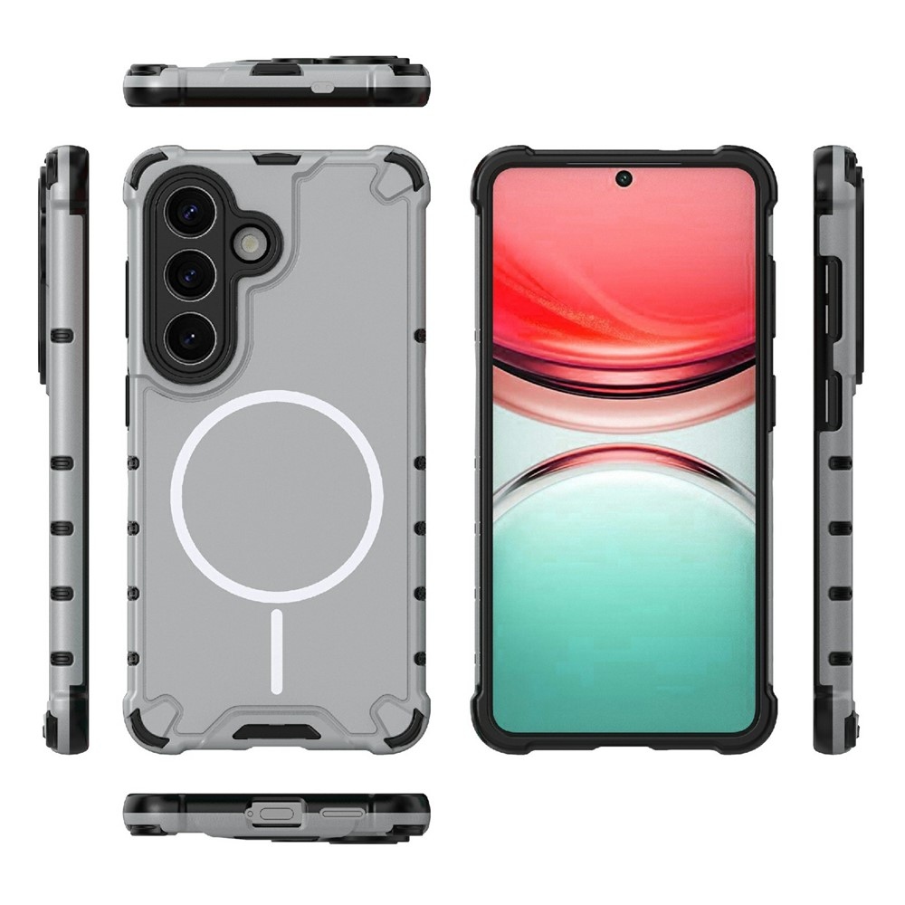 Dissi odolný kryt s podporou MagSafe na Samsung Galaxy S26+ - světlešedý