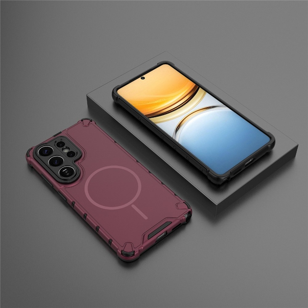 Dissi odolný kryt s podporou MagSafe na Samsung Galaxy S26 Ultra - fialový