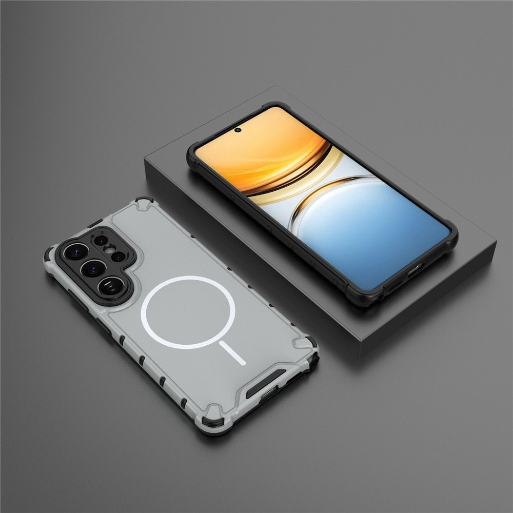 Dissi odolný kryt s podporou MagSafe na Samsung Galaxy S26 Ultra - světlešedý