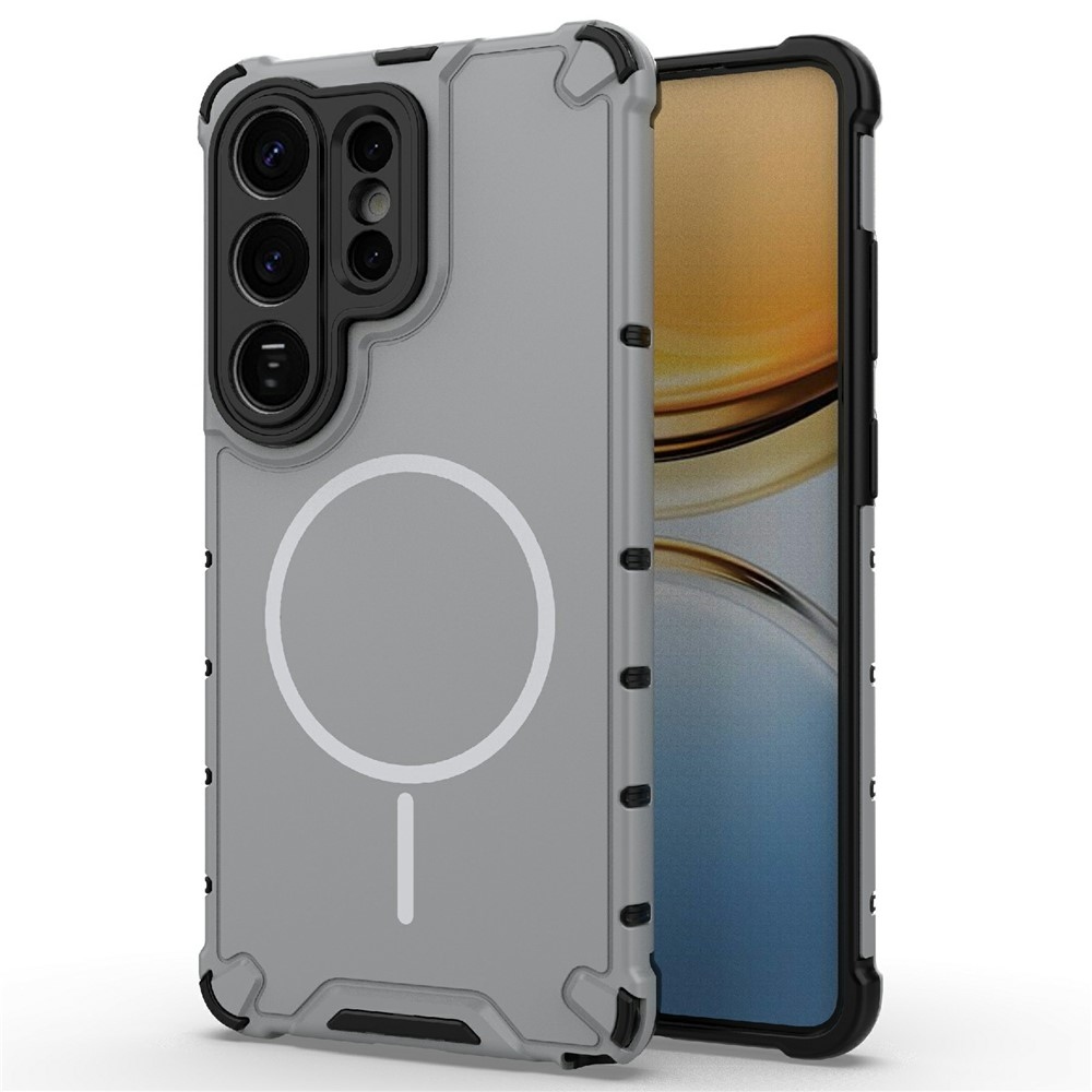 Dissi odolný kryt s podporou MagSafe na Samsung Galaxy S26 Ultra - světlešedý