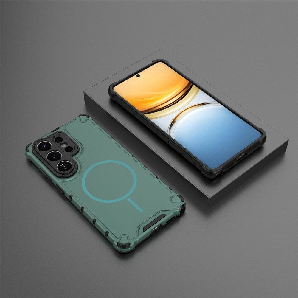 Dissi odolný kryt s podporou MagSafe na Samsung Galaxy S26 Ultra - zelený