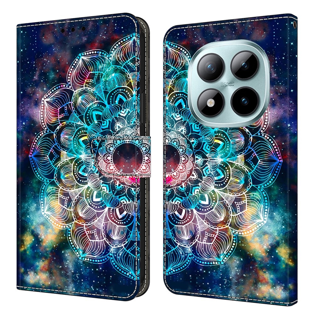 Distinct knížkové pouzdro na Xiaomi Poco M8 5G/Redmi Note 15 5G/Note 15 4G - barevná mandala