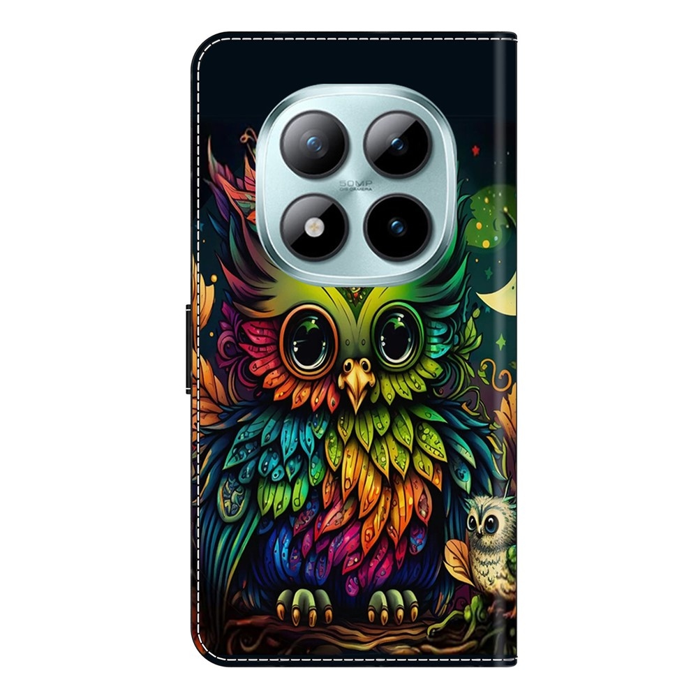 Distinct knížkové pouzdro na Xiaomi Poco M8 5G/Redmi Note 15 5G/Note 15 4G - barevná sova