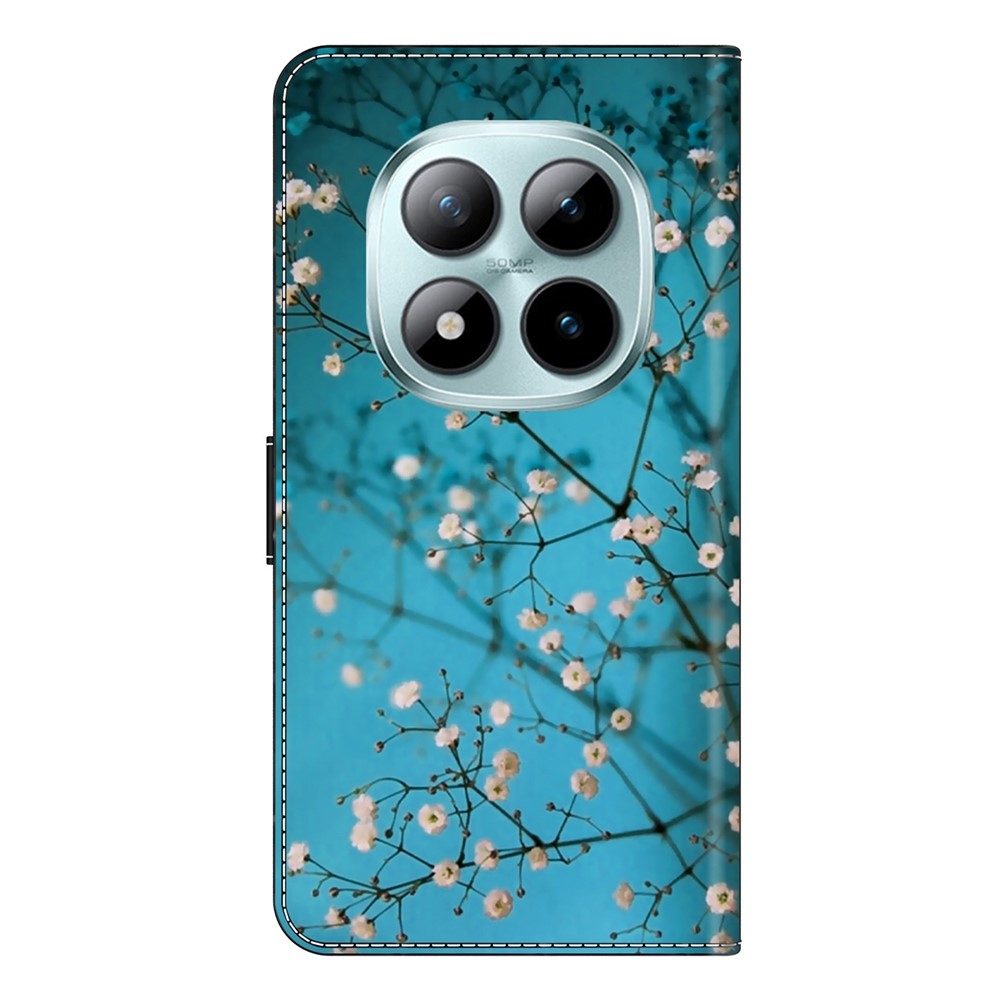 Distinct knížkové pouzdro na Xiaomi Poco M8 5G/Redmi Note 15 5G/Note 15 4G - bílé květy