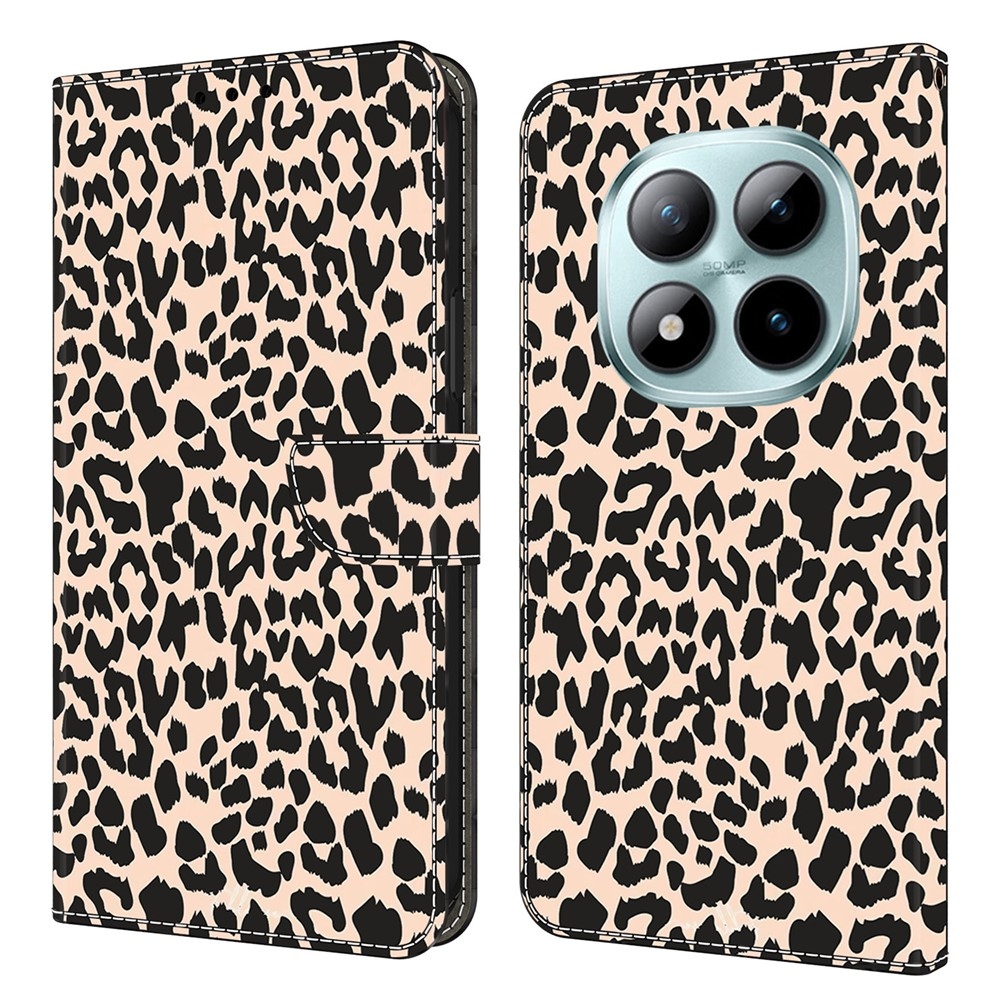 Distinct knížkové pouzdro na Xiaomi Poco M8 5G/Redmi Note 15 5G/Note 15 4G - leopardí vzor