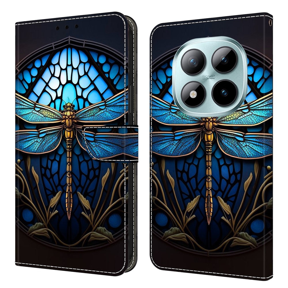 Distinct knížkové pouzdro na Xiaomi Poco M8 5G/Redmi Note 15 5G/Note 15 4G - modrá vážka