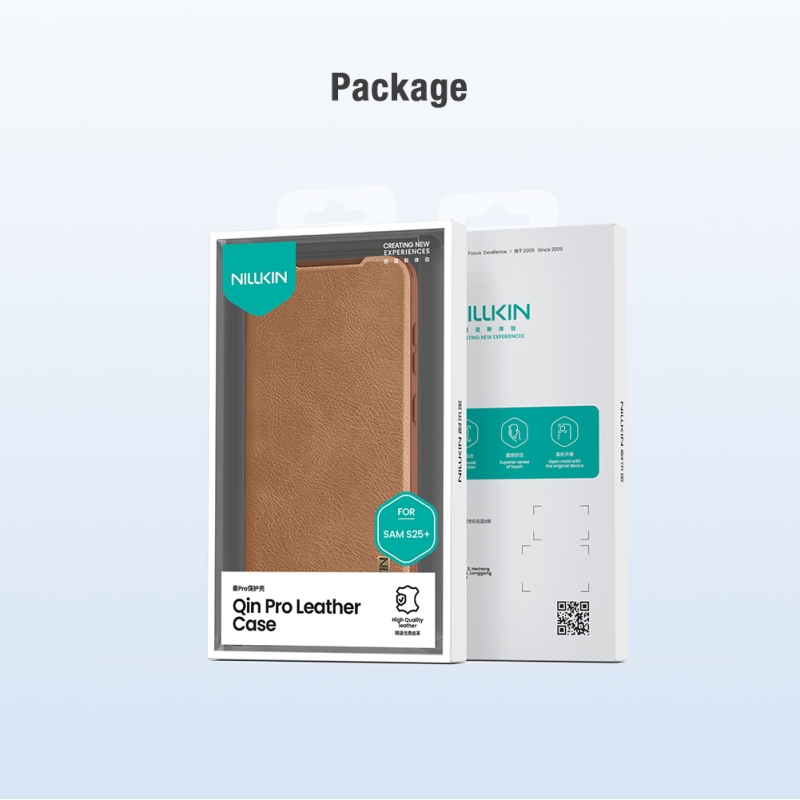 Nillkin Qin Book PRO Pouzdro pro Samsung Galaxy S25+ Black