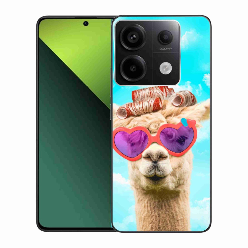Gelový kryt mmCase na Xiaomi Redmi Note 13 Pro 5G/Poco X6 5G - lama s brýlemi