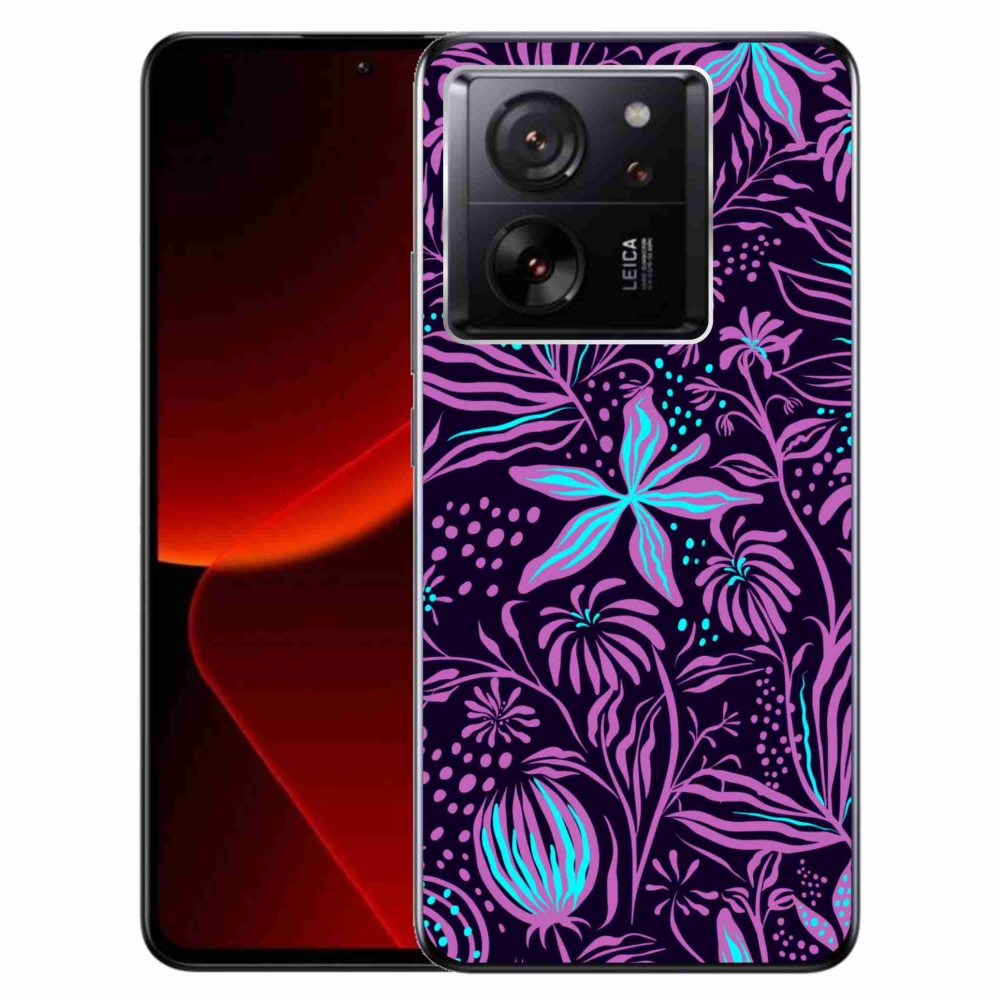 Gelový kryt mmCase na Xiaomi 13T/13T Pro - květiny 2