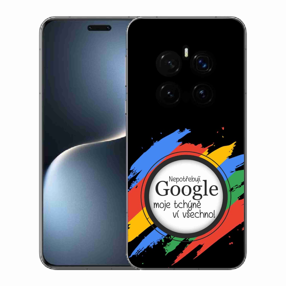 Gelový kryt mmCase na Honor Magic 7 Pro 5G - tchýně ví všechno černé pozadí