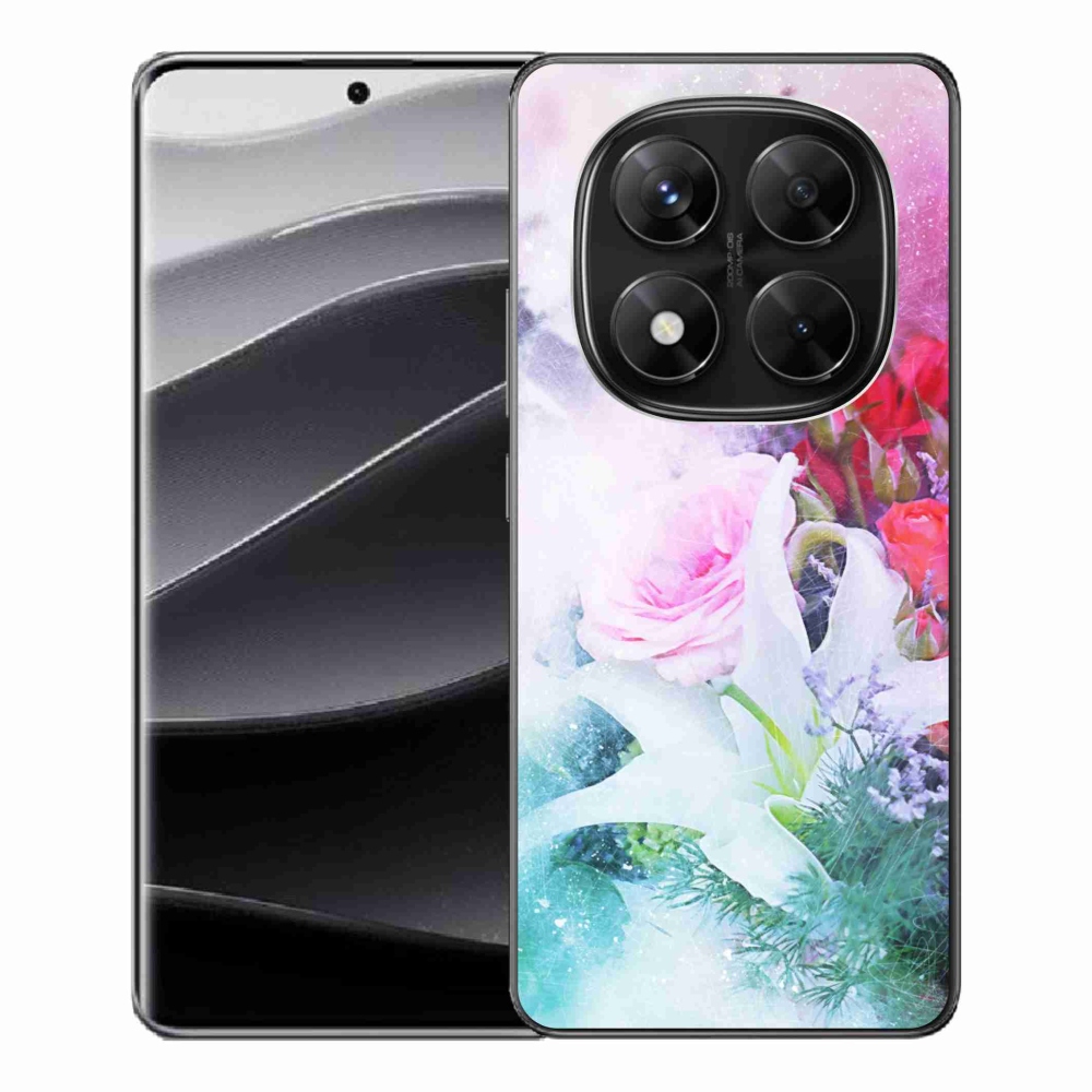 Gelový kryt mmCase na Xiaomi Redmi Note 14 Pro 5G/Poco X7 5G - květiny 4
