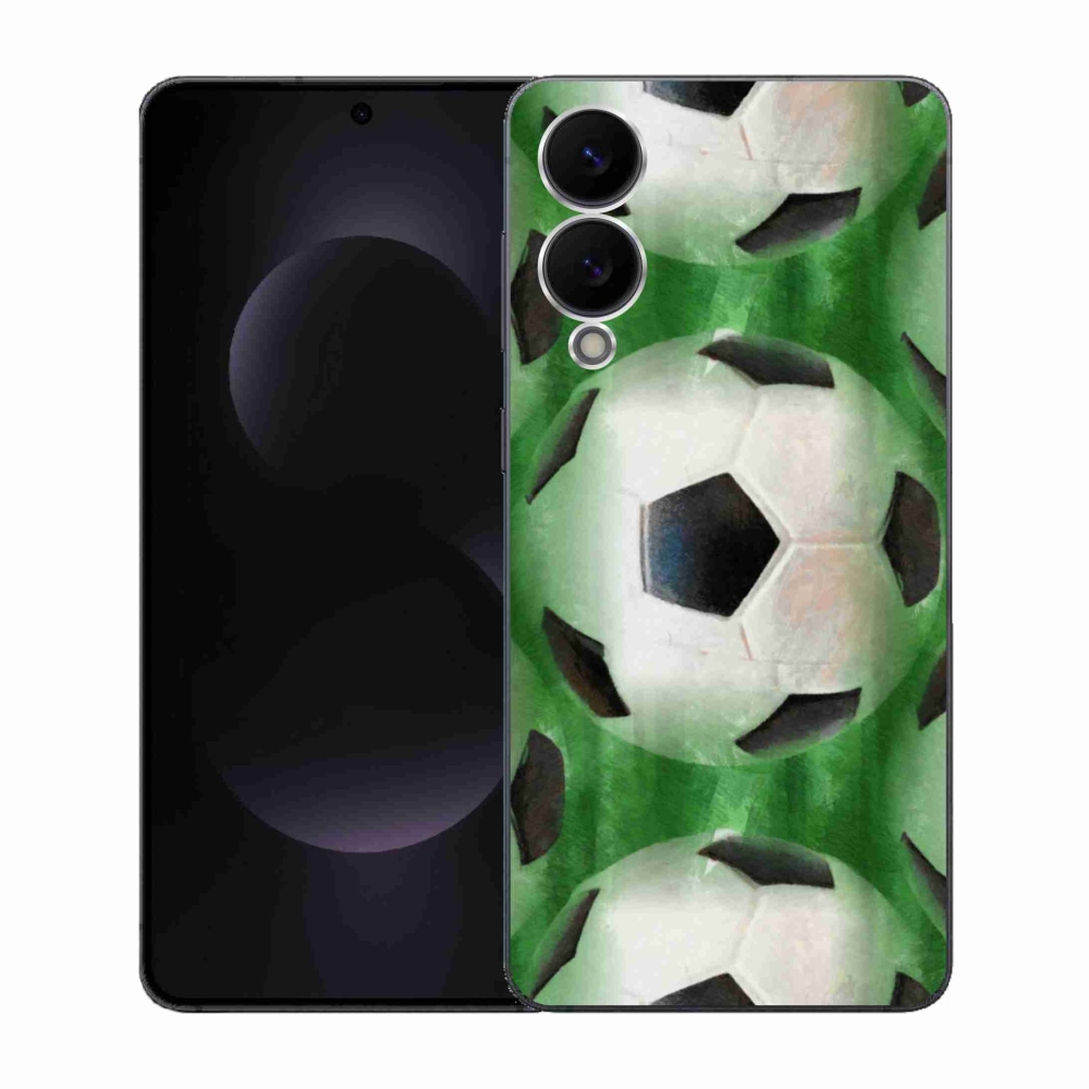 Gelový kryt mmCase na Samsung Galaxy S25 Edge - fotbalový míč