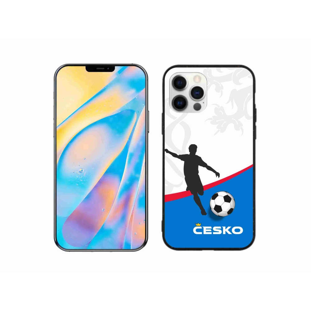 Gelový kryt mmCase na iPhone 12 - fotbal Česko 1