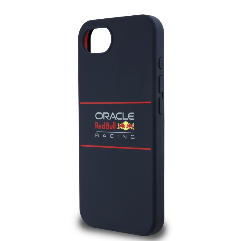 Red Bull Silicone Horizontal Logo MagSafe Zadní Kryt pro iPhone 16e Navy