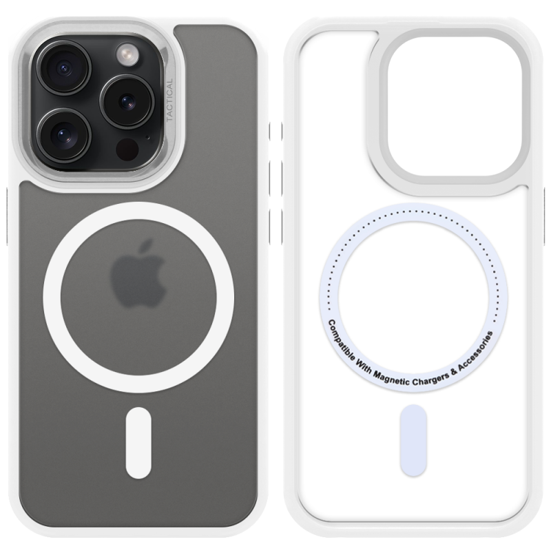 Tactical MagForce Hyperstealth 3.0 Kryt pro Apple iPhone 15 Pro Snow White