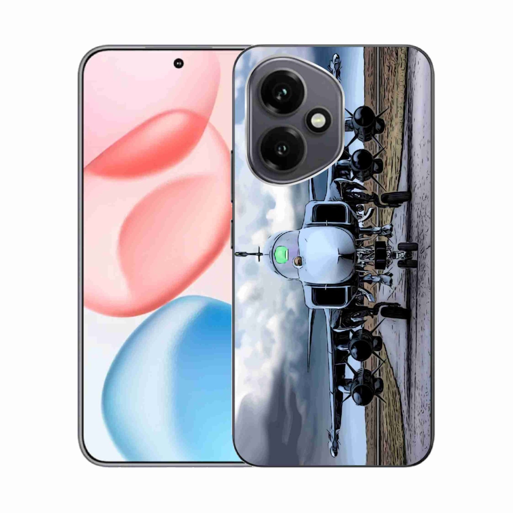 Gelový kryt mmCase na Honor 400 - vojenské letadlo