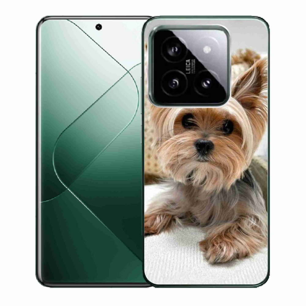 Gelový obal mmCase na Xiaomi 14 - jorkšír 5