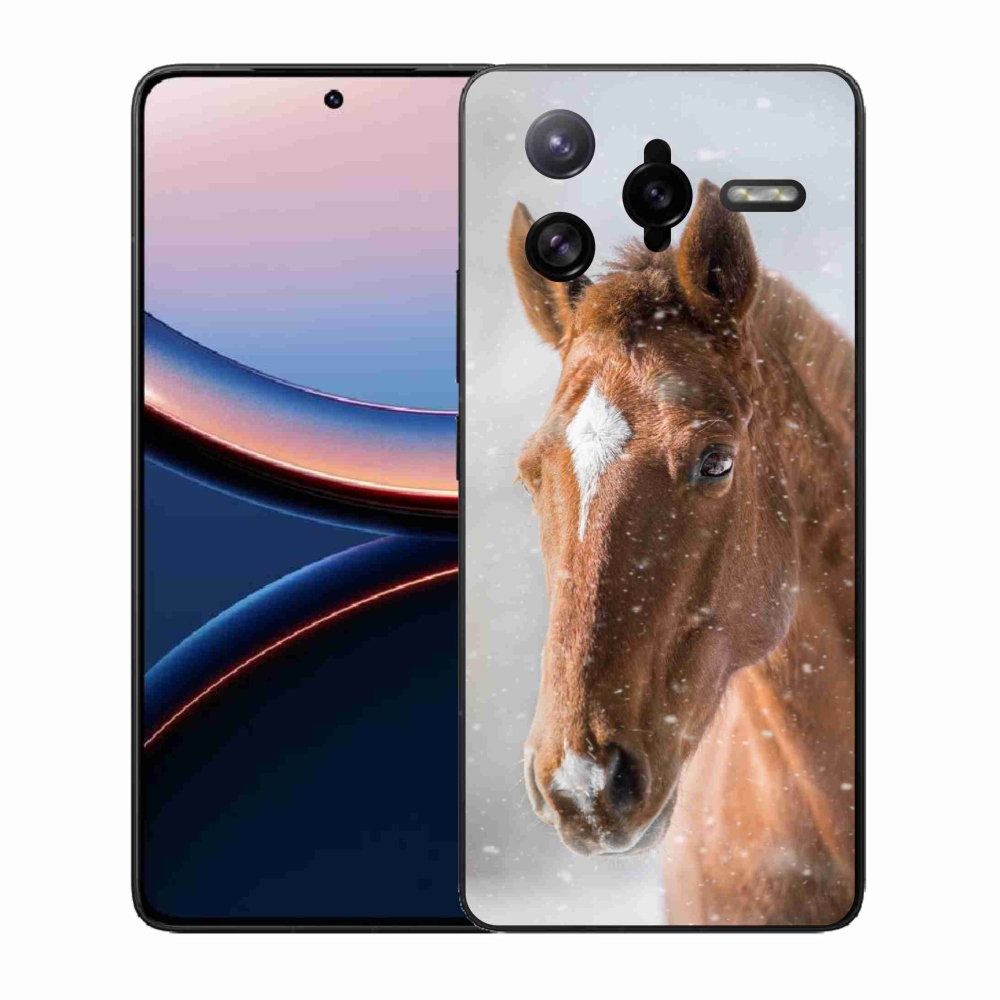 Gelový kryt mmCase na Xiaomi Poco F7 Ultra - hnědý kůň 2