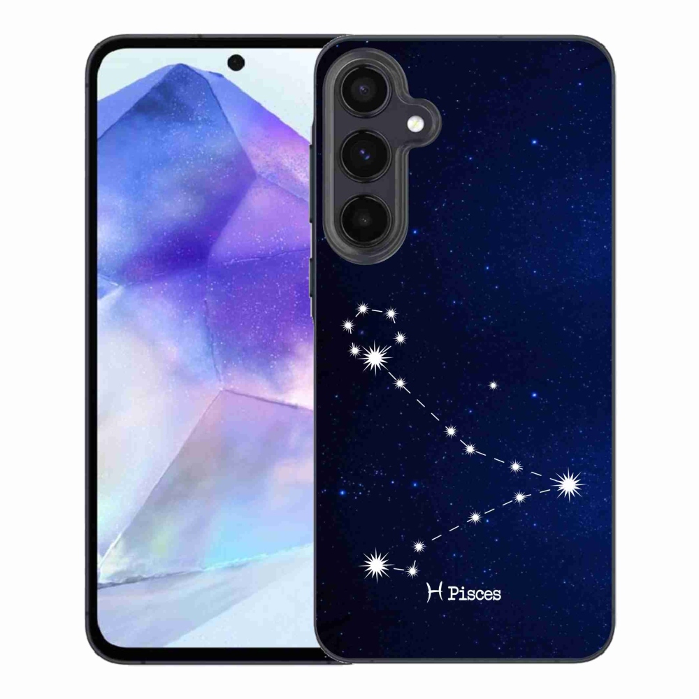 Gelový kryt mmCase na Samsung Galaxy A55 5G - souhvězdí Ryby