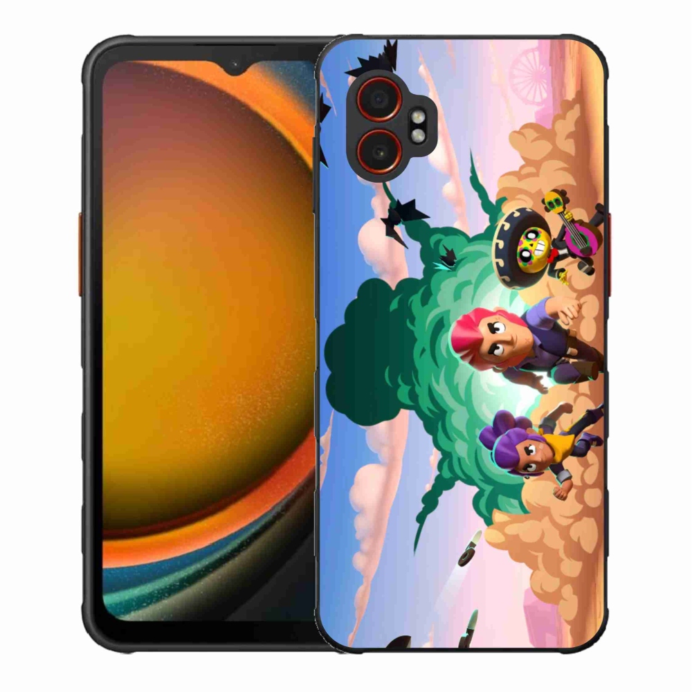Gelový kryt mmCase na Samsung Galaxy Xcover 7 Pro - brawl stars