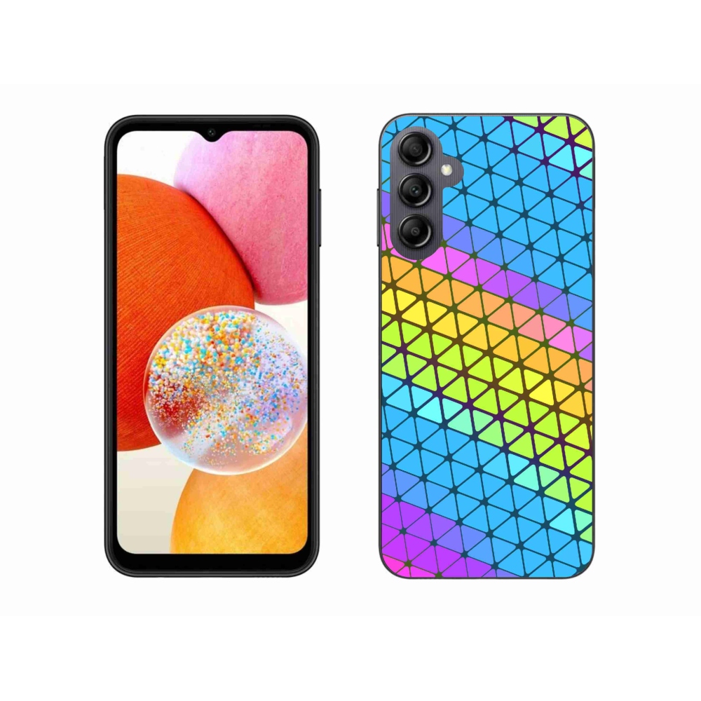 Gelový kryt mmCase na Samsung Galaxy A14 4G/5G - abstraktní motiv 16