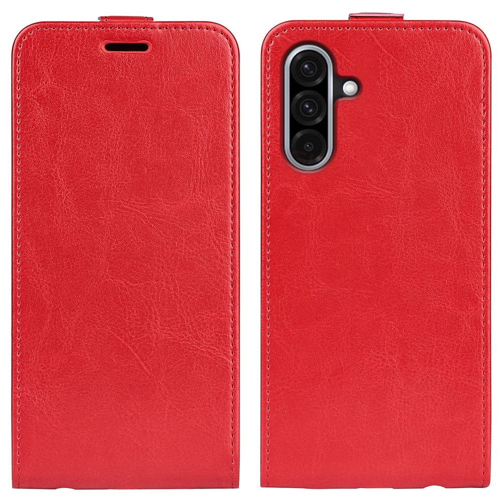 Vertical knížkové pouzdro na Samsung Galaxy A36 5G/A56 5G - červené