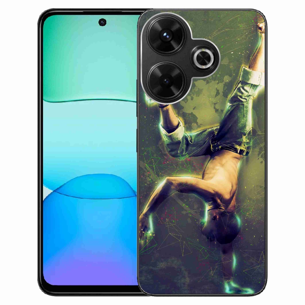Gelový kryt mmCase na Xiaomi Redmi 13 4G/Poco M6 4G - breakdance