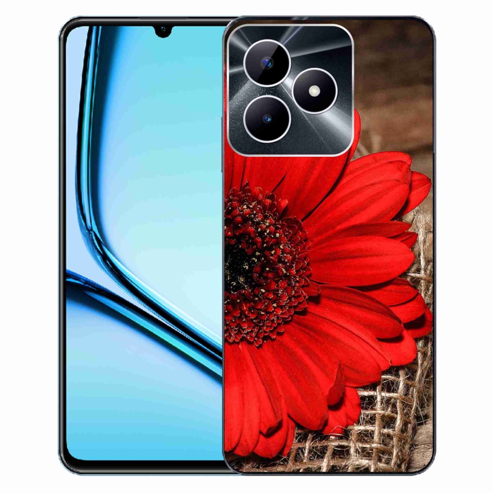 Gelový kryt mmCase na Realme Note 50 - gerbera