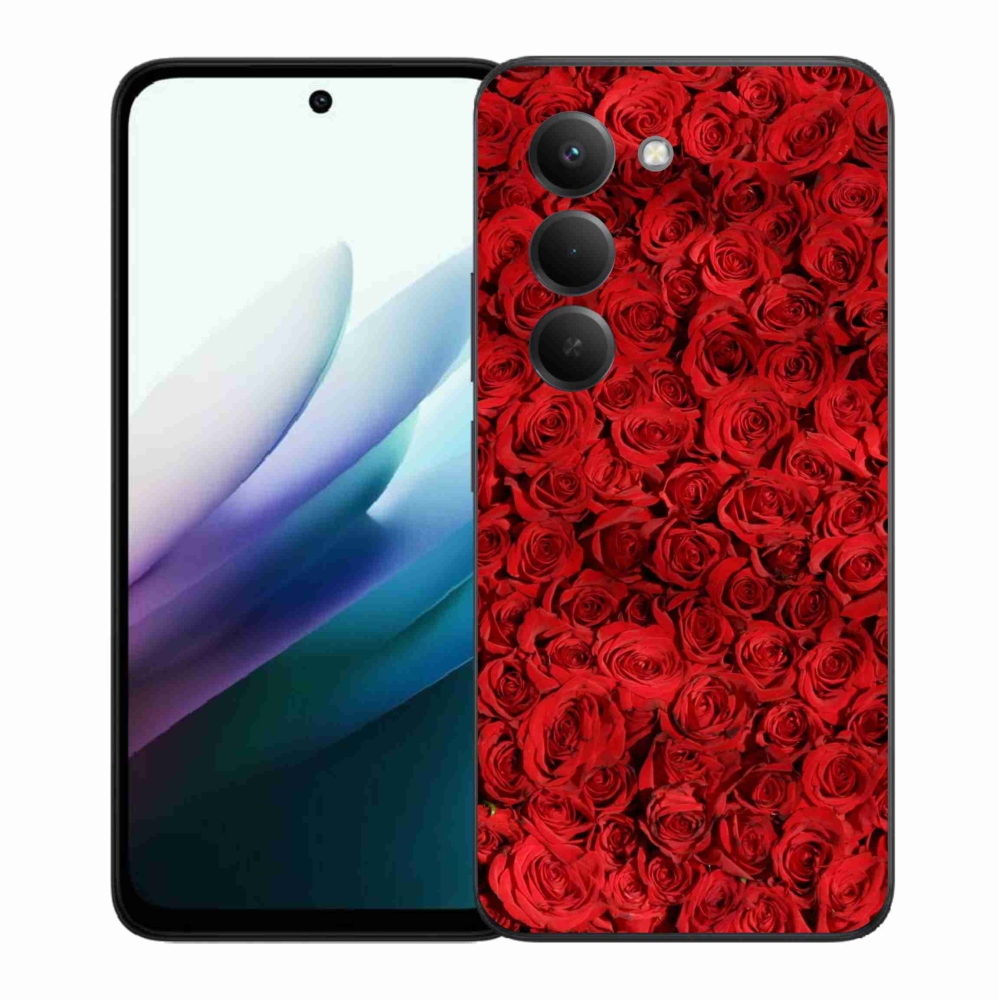 Gelový kryt mmCase na Xiaomi Redmi 15 4G/5G (171mm) - růže