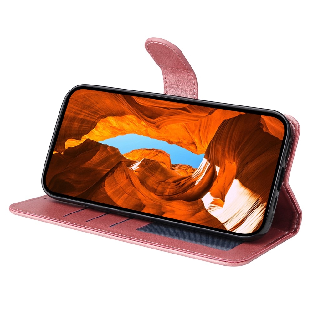 Clots knížkové pouzdro na Realme GT 7 Pro 5G - růžové