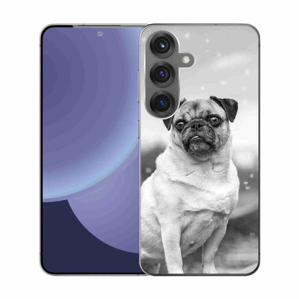 Gelový kryt mmCase na Samsung Galaxy S25 - mops
