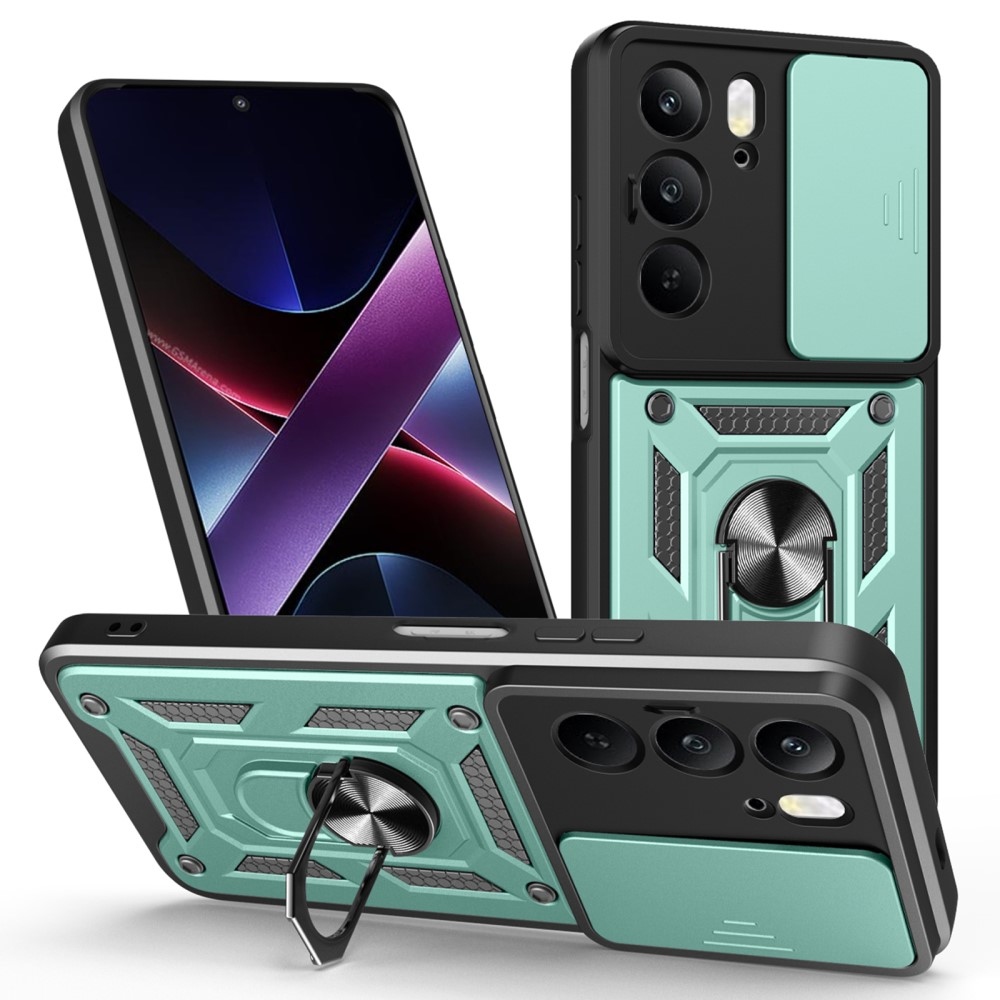 Slide odolný kryt na Realme 14x 5G/Realme C75 - zelený