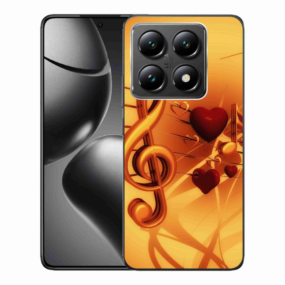 Gelový kryt mmCase na Xiaomi 14T - noty