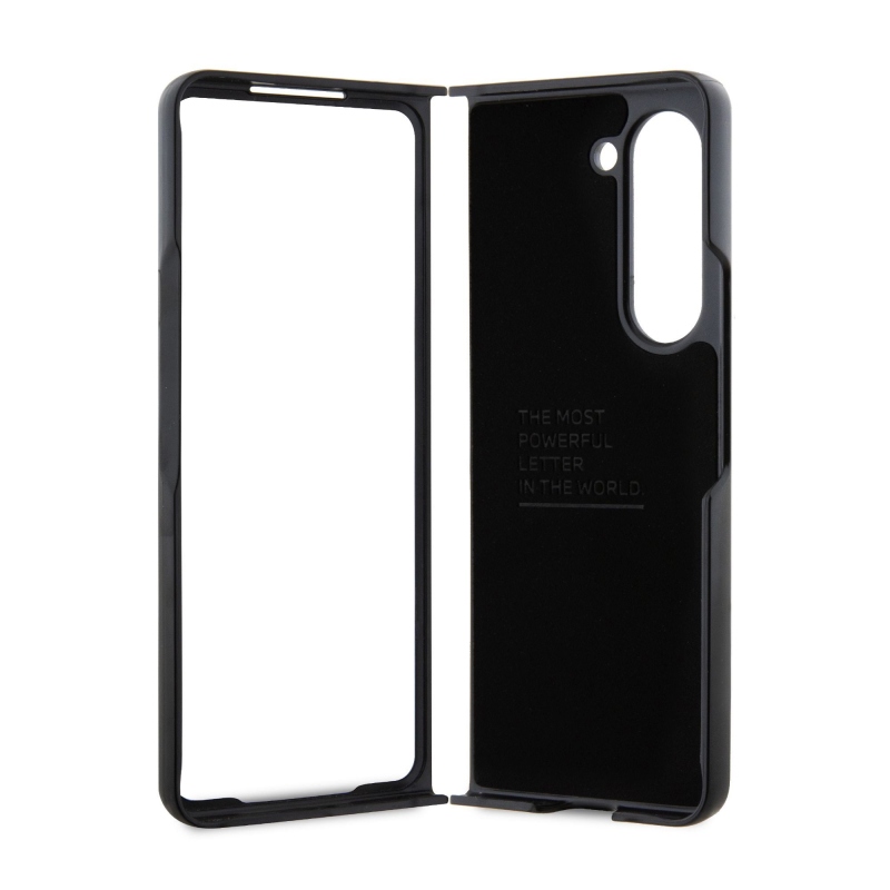 BMW M PU Carbon Blue Line Zadní Kryt pro Samsung Galaxy Z Fold 5 Black