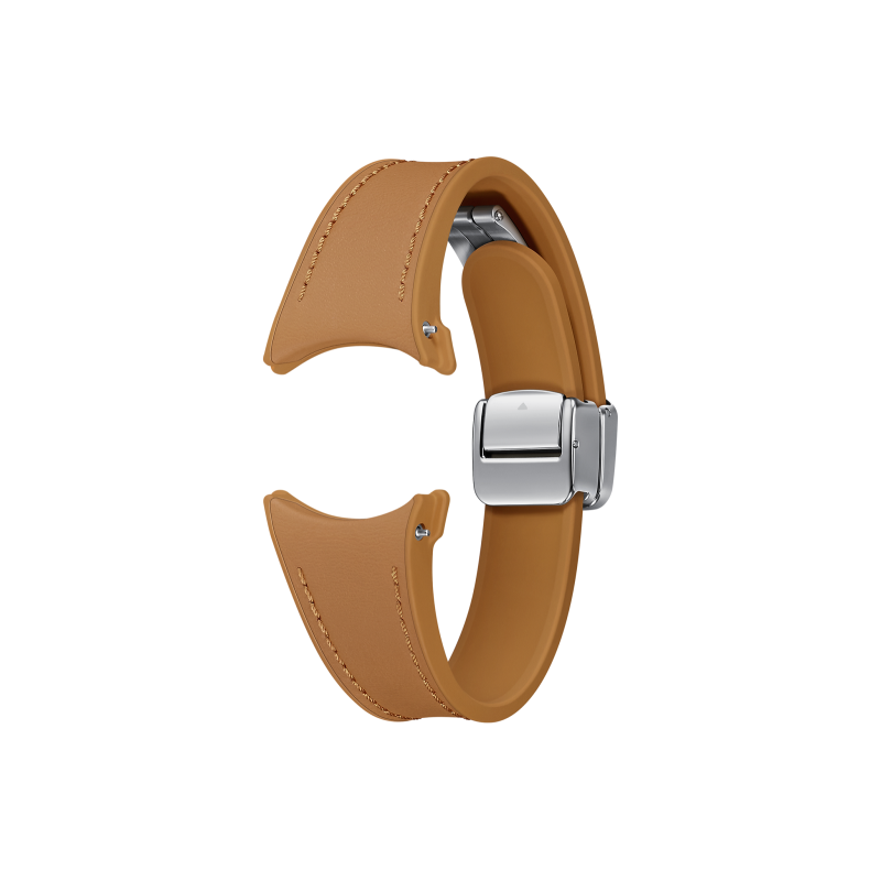 ET-SHR93SDE Samsung Galaxy Watch 6/6 Classic D-Buckle Kožený Řemínek (Vegan) S/M Camel