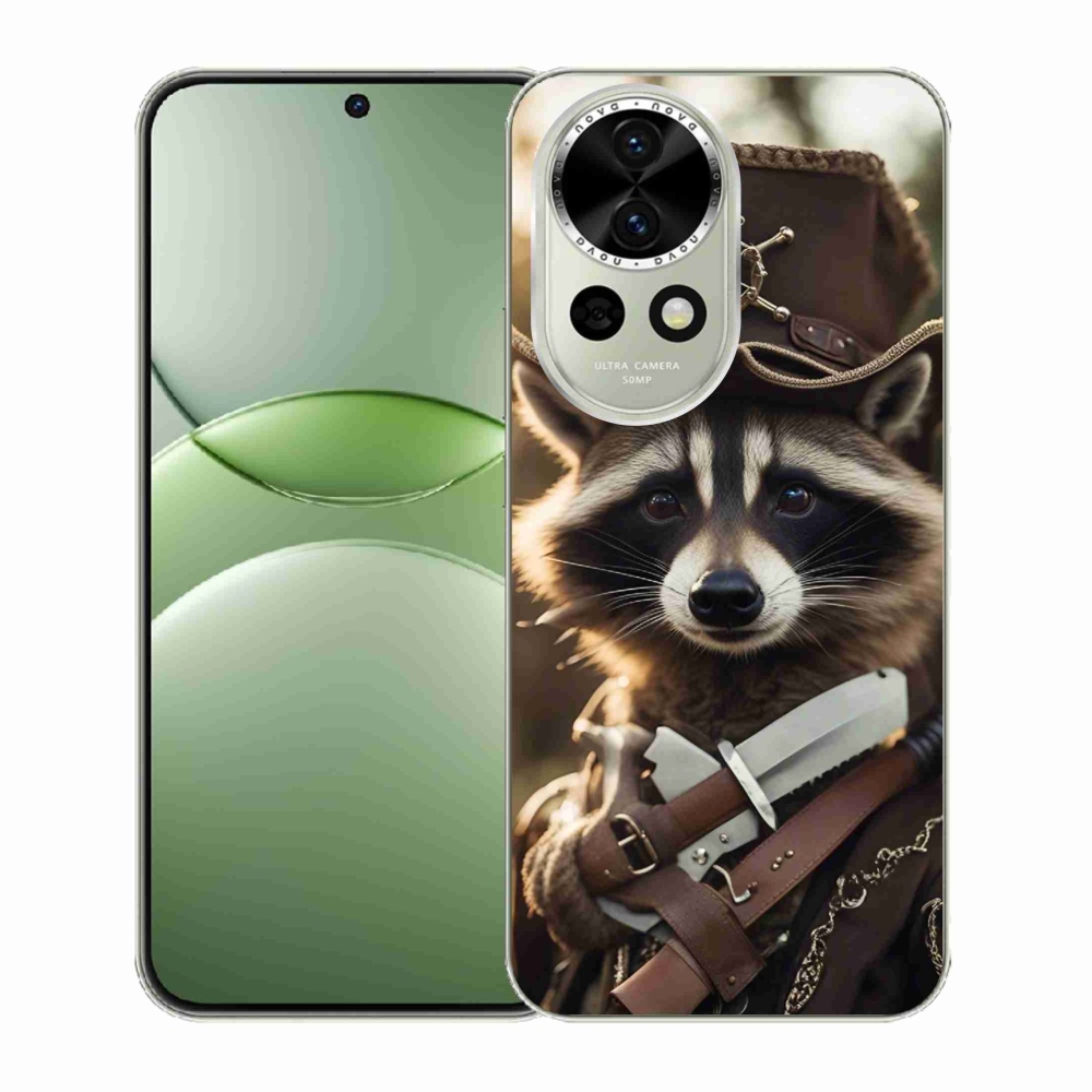 Gelový kryt mmCase na Huawei Nova 13 5G - mýval v uniformě